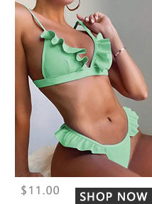 INGAGA High Waist Bikinis 2021 Swimsuits Bandeau Swimwear Women Splicing Biquini Beachwear Sports Ribbed Bathing Suits New