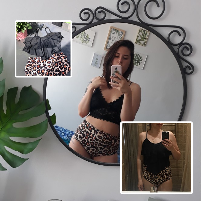 Leopard Bikini 2021 High Waist Bikini Animal Print Tankini Floral Swimsuit Brazilian Ruffle Swimsuit Plus Size Swimwear Women