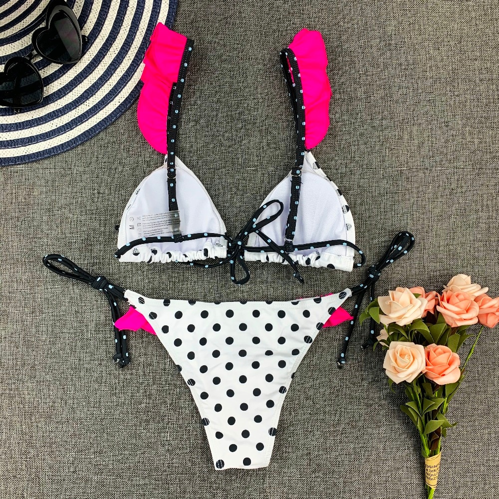 Sexy Bikini New 2021 Print Floral Women Swimwear Female Bikini Set Brazilian Biquini Swimming Beachwear for Bathing Suit