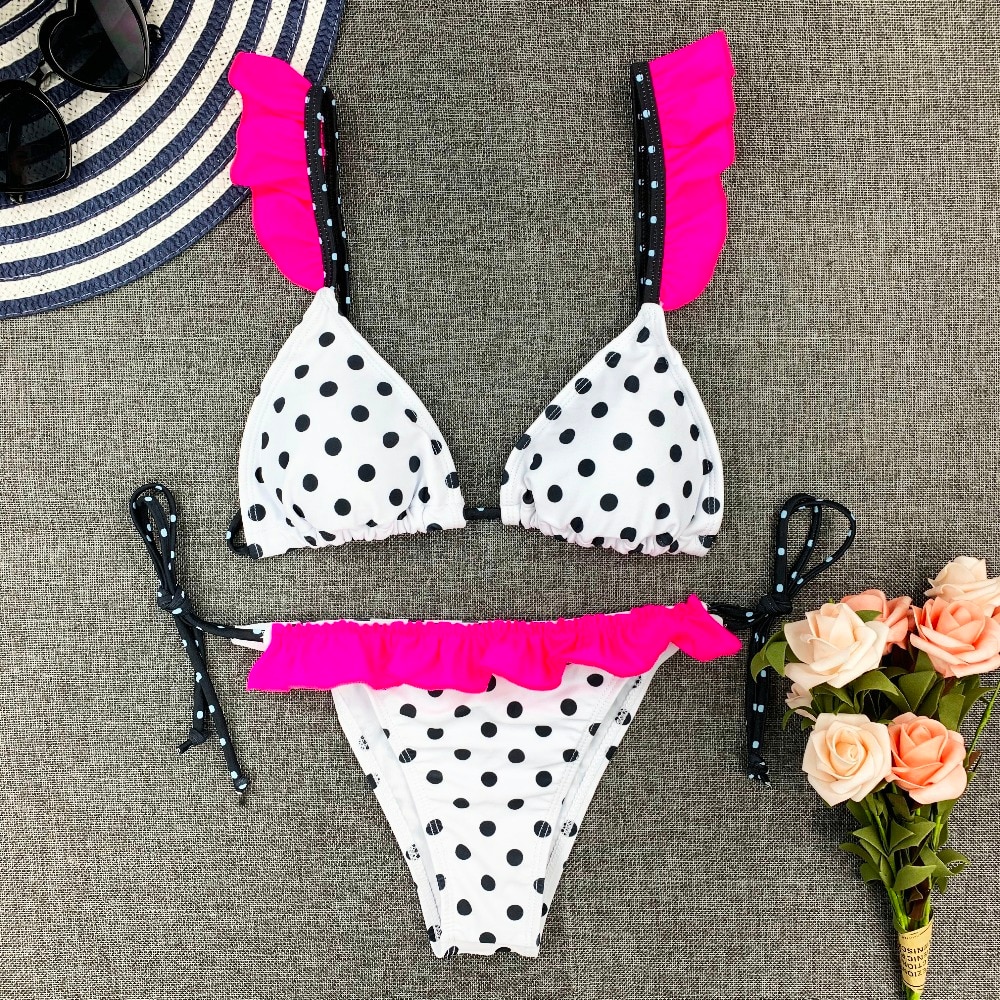 Sexy Bikini New 2021 Print Floral Women Swimwear Female Bikini Set Brazilian Biquini Swimming Beachwear for Bathing Suit