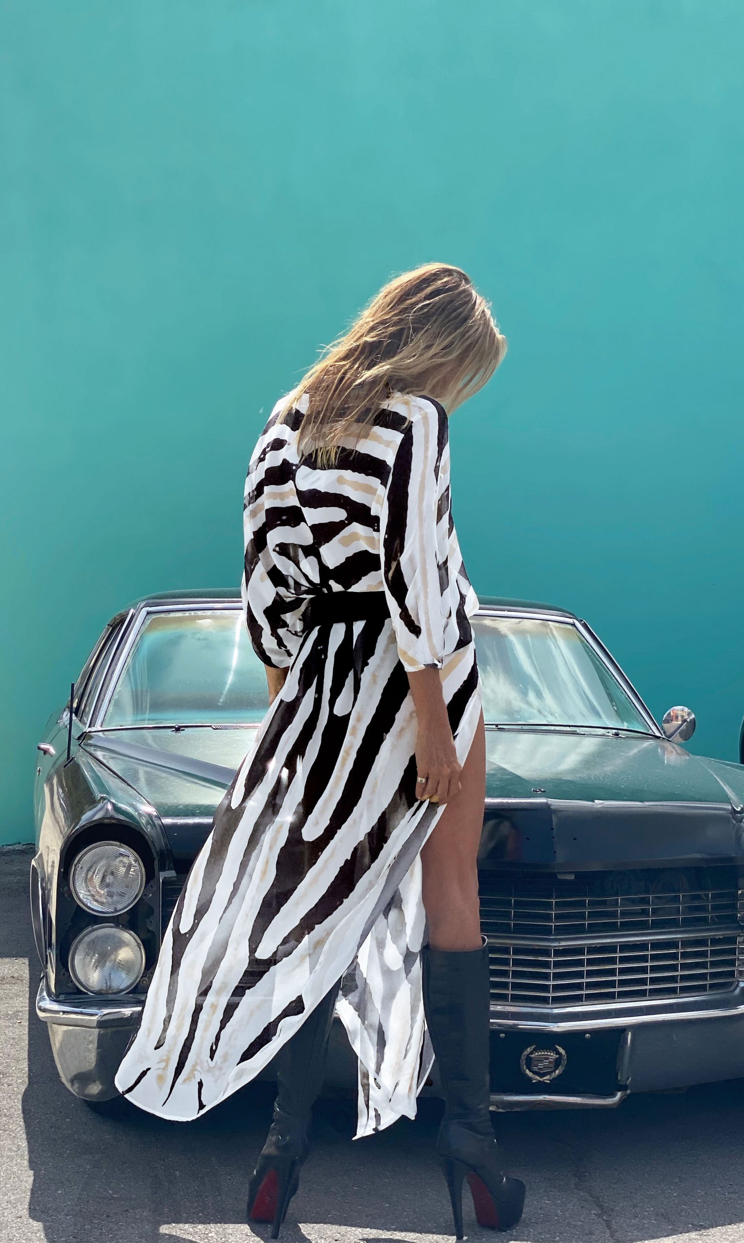 2021 Boho Zebra Pattern Chiffon Bathing Suit Cover-ups Plus Size Beach Wear Kimono Dress Women Summer Swimsuit Cover Up A792