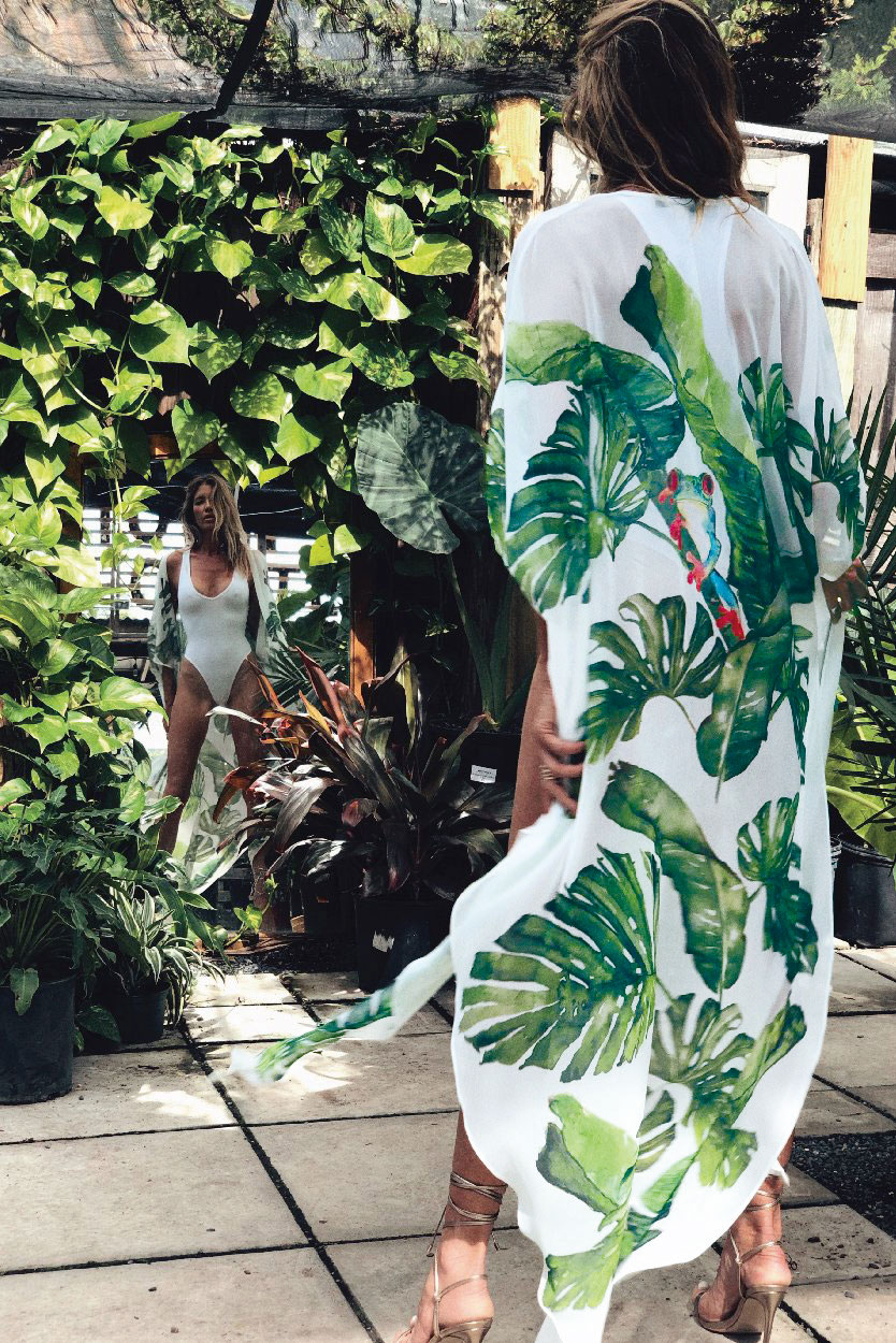 2021 Boho Zebra Pattern Chiffon Bathing Suit Cover-ups Plus Size Beach Wear Kimono Dress Women Summer Swimsuit Cover Up A792