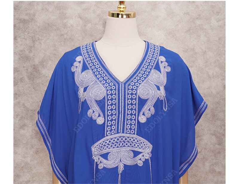 Plus Size Kaftan Tunic Beach Dress Swim Wear Bathing Suit Cover Up Women Summer Beachwear pareos Robe de plage sarongs