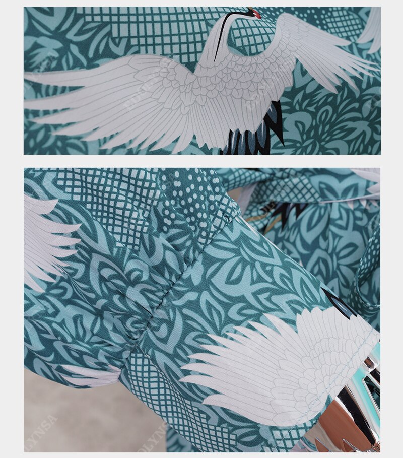 Bohemian Printed Bikini Cover-ups Elegant Self Belted Kimono Dress Tunic Women Plus Size Beach Wear Swim Suit Cover Up Q1228