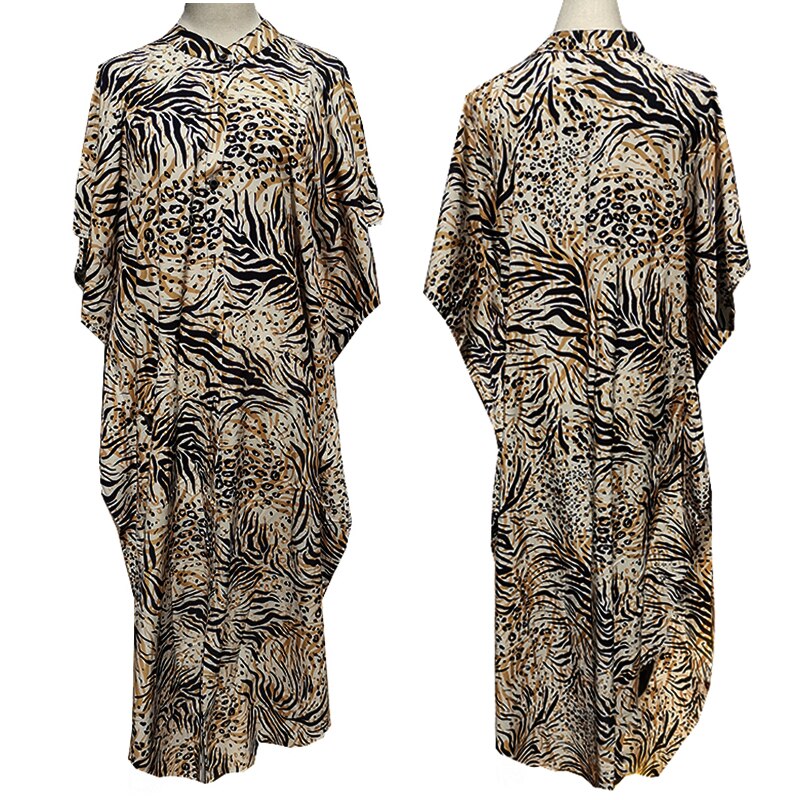 Cover-ups 2021 Kaftan Beach Print SnakeSkin Swimsuit cover up Kimono Plage Beach Robe Femme Long Dress Sarong Dress Beachwear