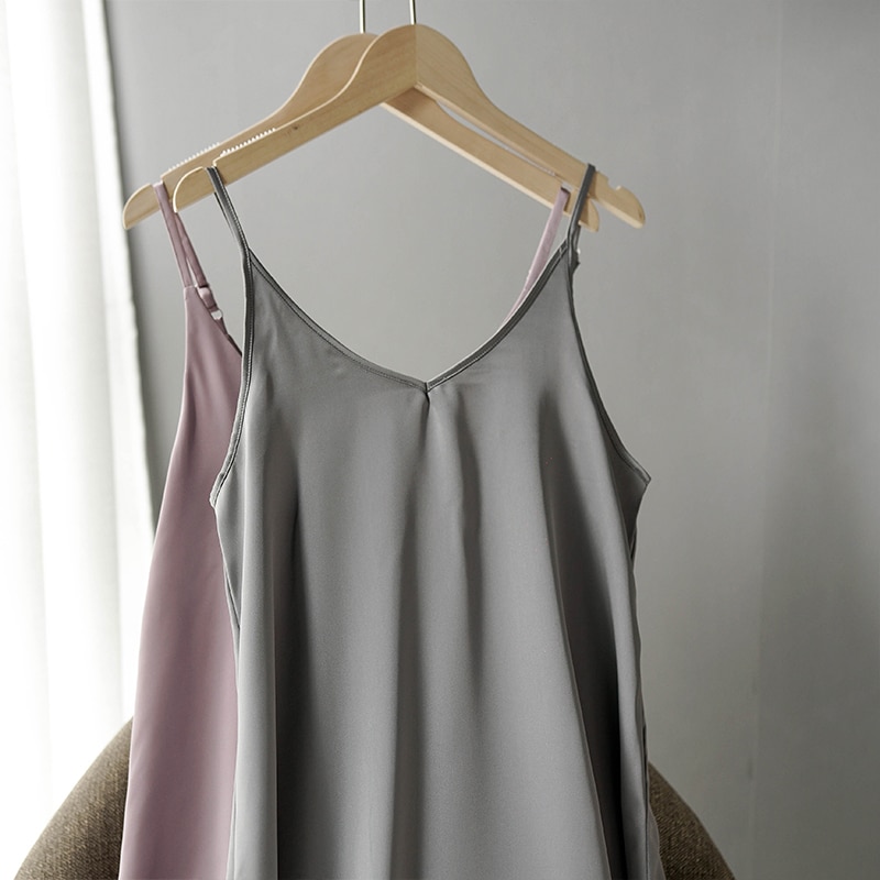 Women's Basic Satin Dress