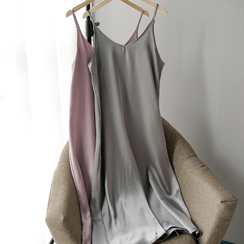 Women's Basic Satin Dress