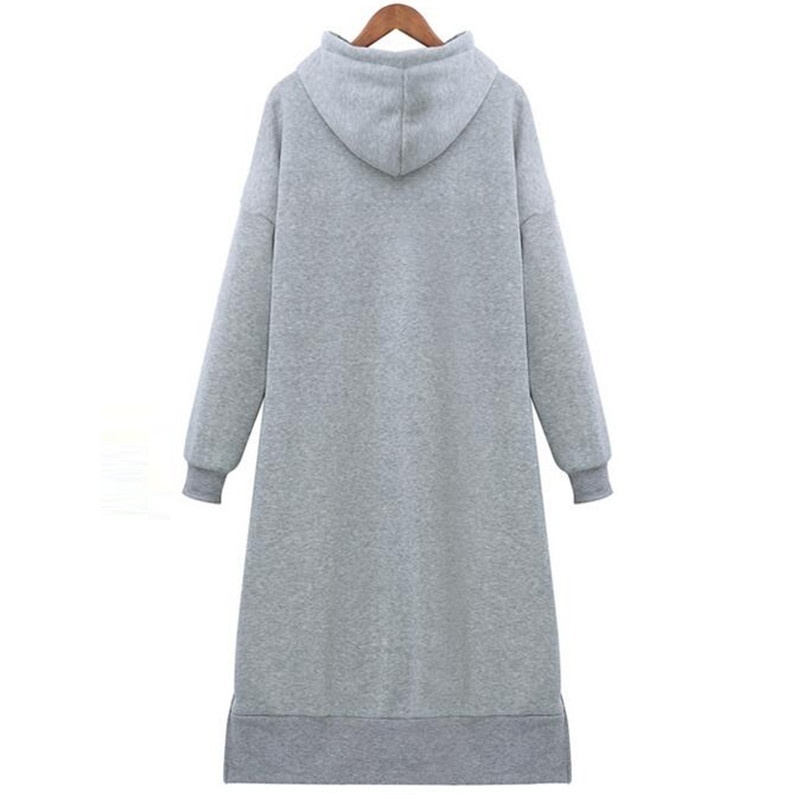 Women's Loose Long Hoodie