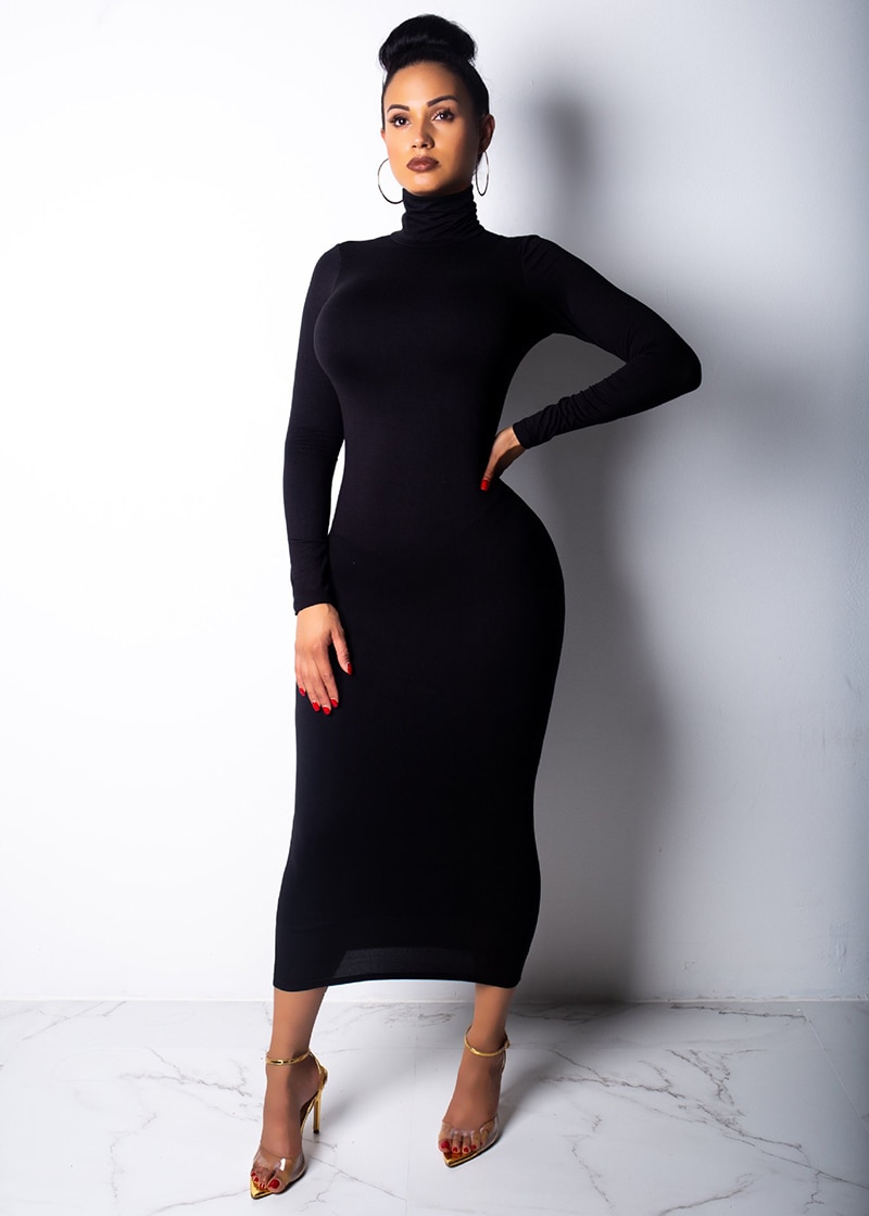 Long Sexy Bodycon Dress for Women