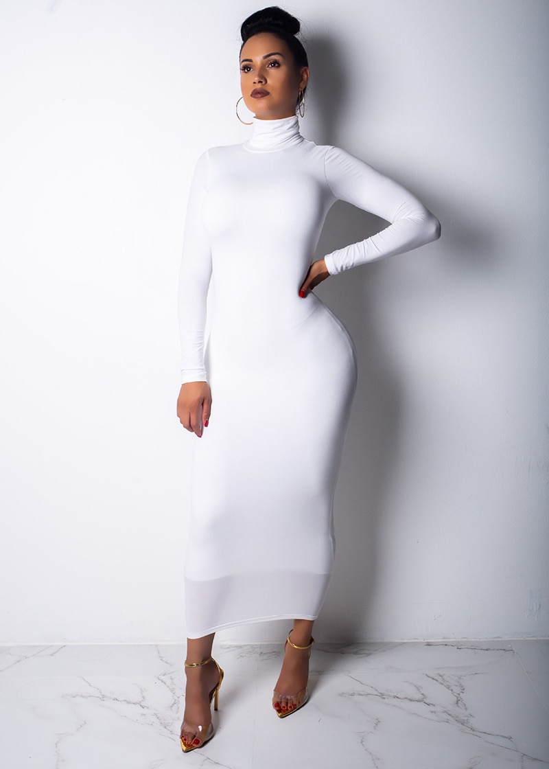 Long Sexy Bodycon Dress for Women