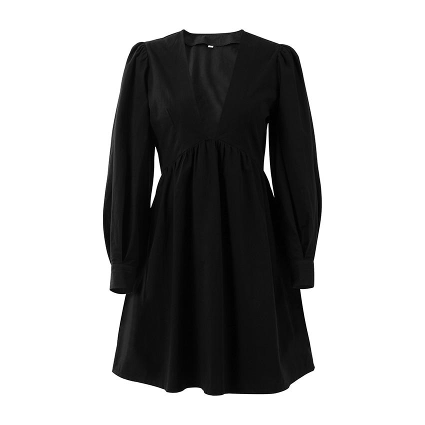 Women's Puff Sleeve Mini Dress